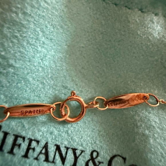 π©΅Tiffany & Coπ©΅ 18k Open Heart Elsa Peretti necklace NOT HEART - Picture 5 of 8